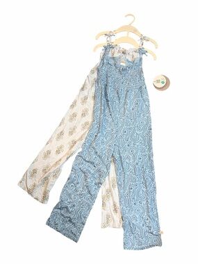 Light Blue Paisley Milkberry Pajama Set